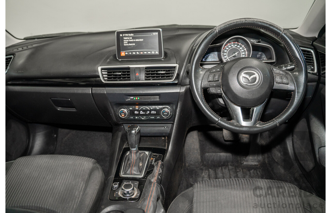 03/2015 Mazda Mazda3 SP25 BM MY15 4d Sedan White 2.5L
