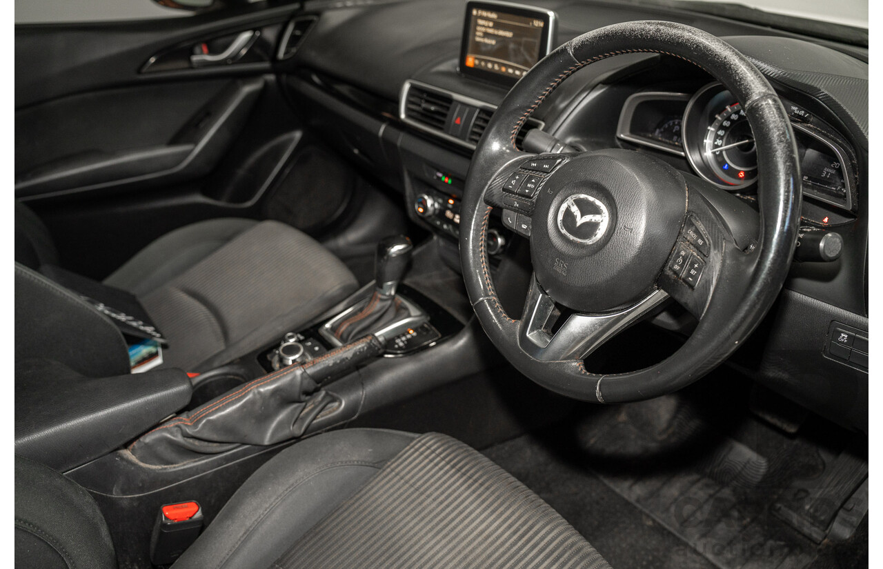 03/2015 Mazda Mazda3 SP25 BM MY15 4d Sedan White 2.5L