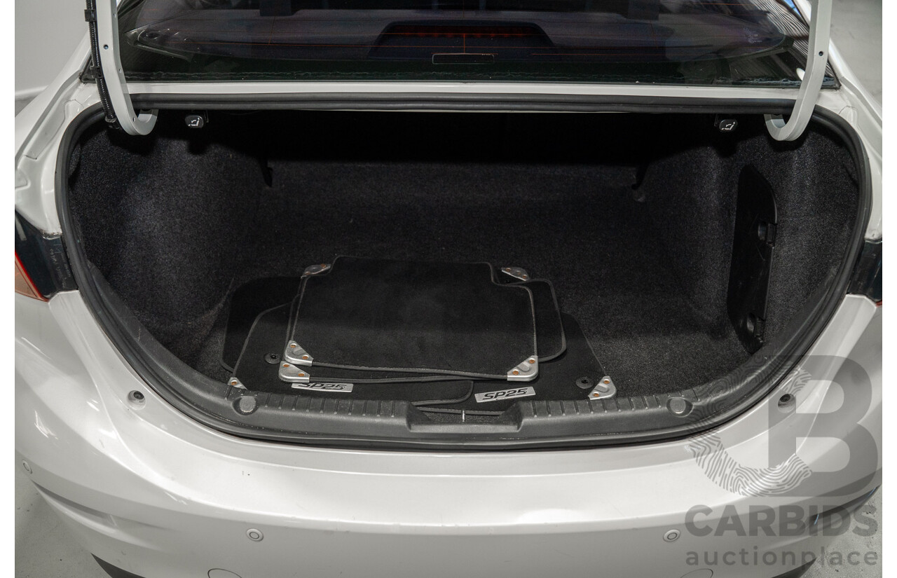 03/2015 Mazda Mazda3 SP25 BM MY15 4d Sedan White 2.5L