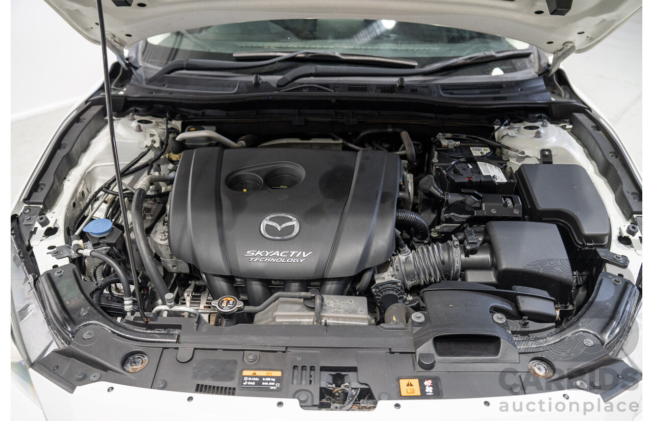 03/2015 Mazda Mazda3 SP25 BM MY15 4d Sedan White 2.5L