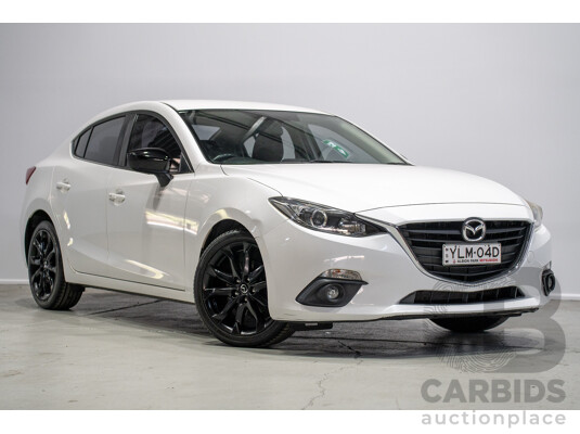 03/2015 Mazda Mazda3 SP25 BM MY15 4d Sedan White 2.5L