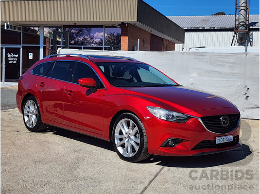 01/2013 Mazda Mazda6 Atenza 6C 4d Wagon Red 2.2L