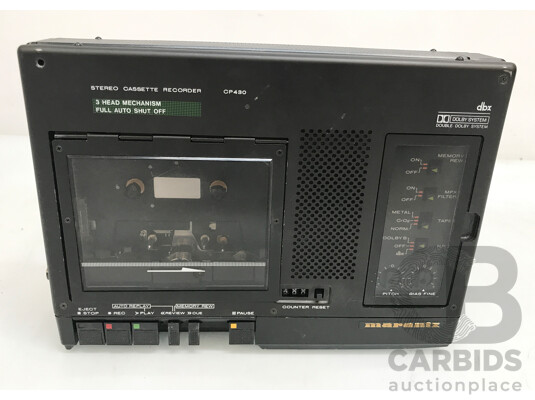 Vintage Marantz CP430 Stereo Cassette Recorder