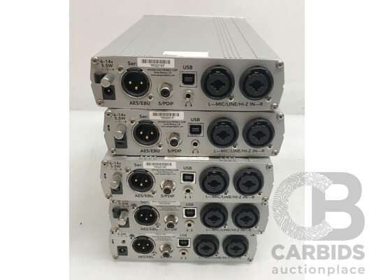Apogee Electronics Mini-Me Portable Two Channel Analog to Digital Converter - Lot of 5