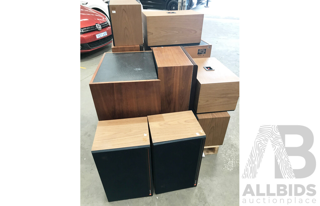 Assorted JBL and Altec Speakers