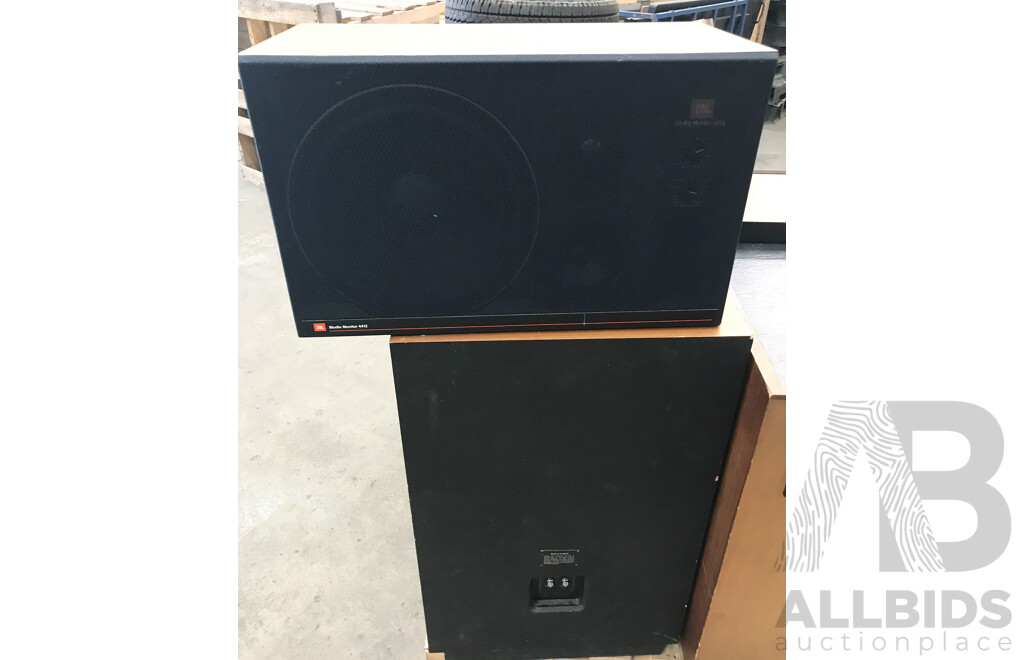 Assorted JBL and Altec Speakers