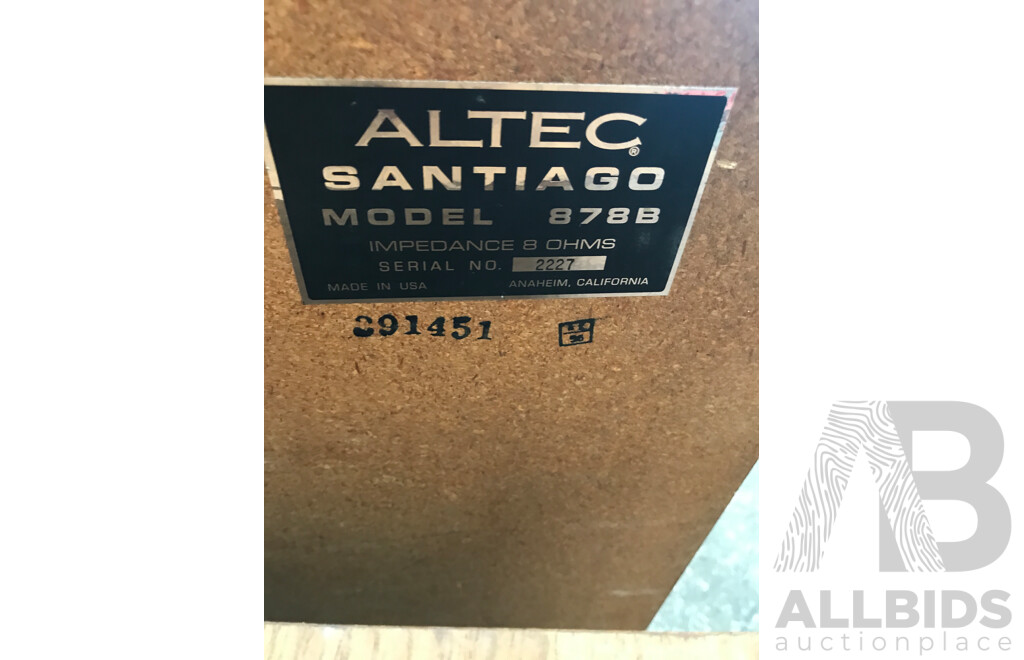 Assorted JBL and Altec Speakers