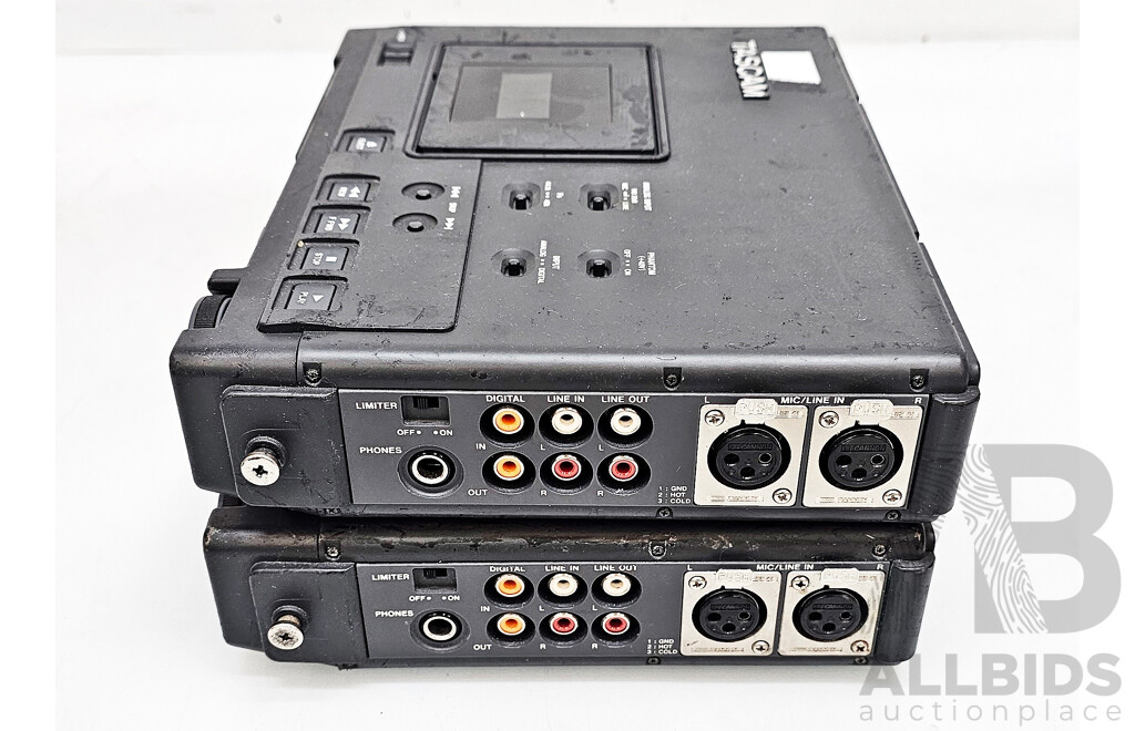 Vintage Tascam (DA-P1) Digital Audio Tape Recorder - Lot of Two