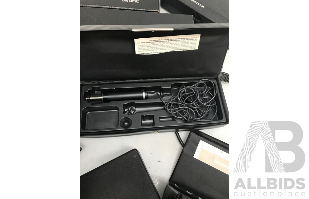Bulk Lot of Assorted Condenser Microphones and Other Equipment/Accessories