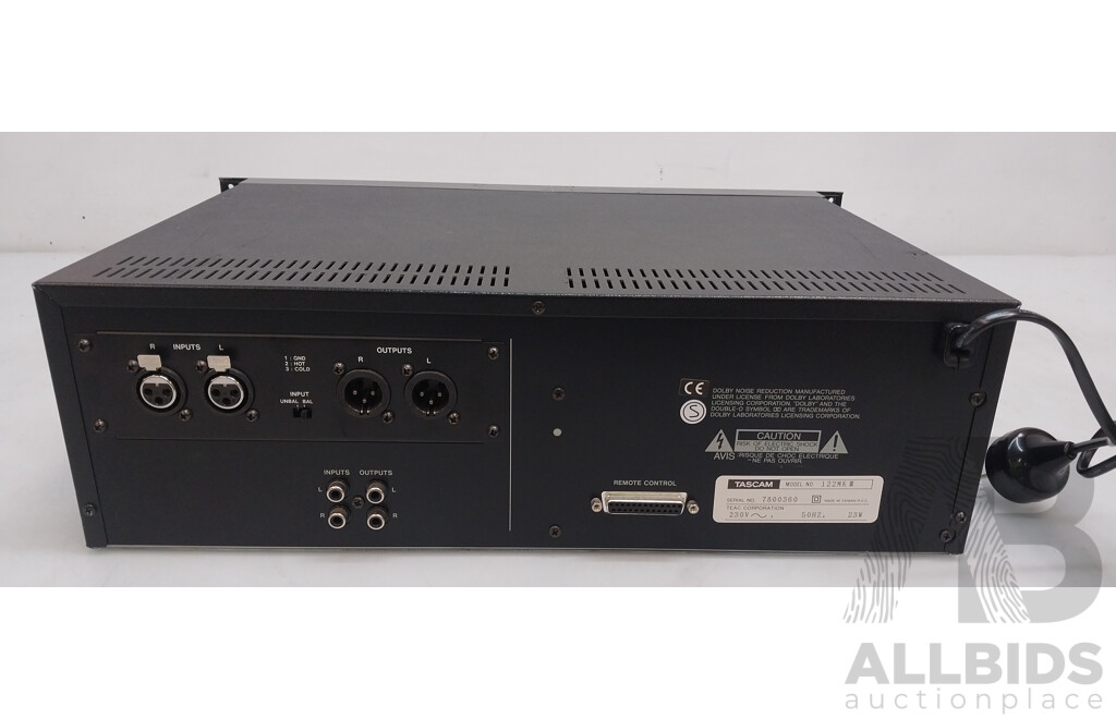 Tascam 122 MKIII Professional Three Head Cassette Deck
