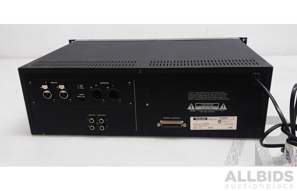 Tascam 122 MKIII Professional Three Head Cassette Deck