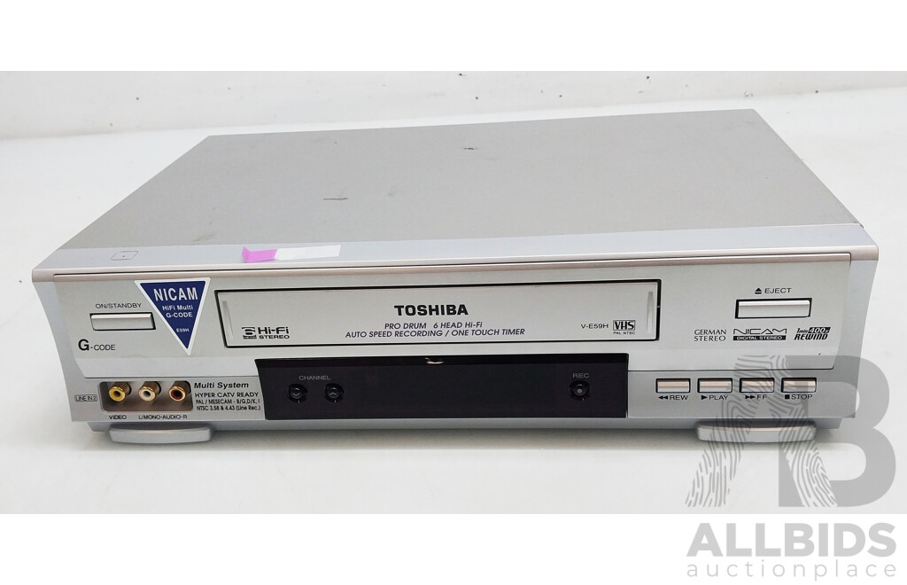 Toshiba V-E59H Video Cassette Recorder