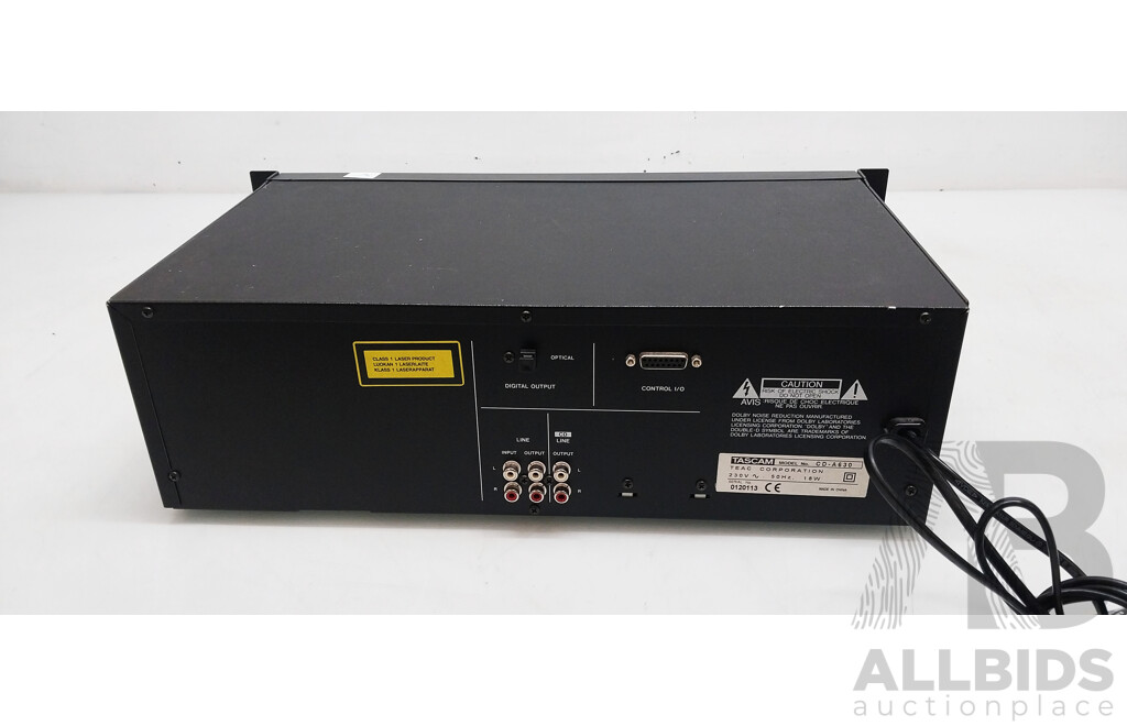 Tascam (CD-A630) Cassette Combination Deck