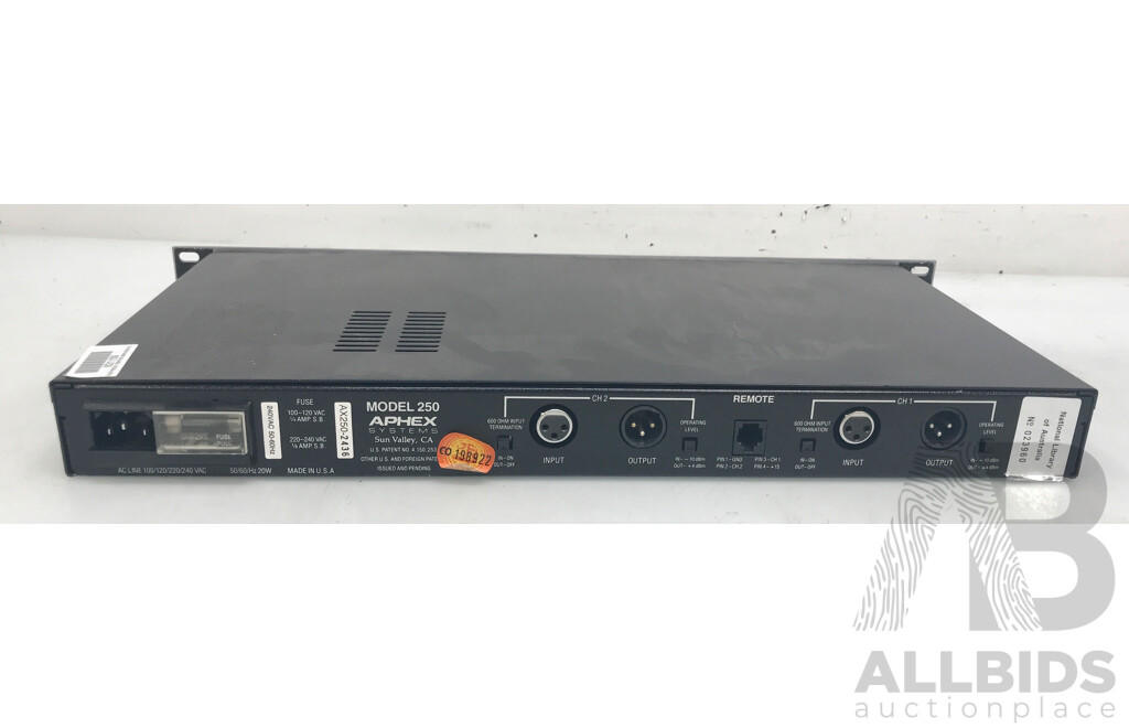 Aphex Model 250 Dual-Channel Professional Audio SIgnal Processor
