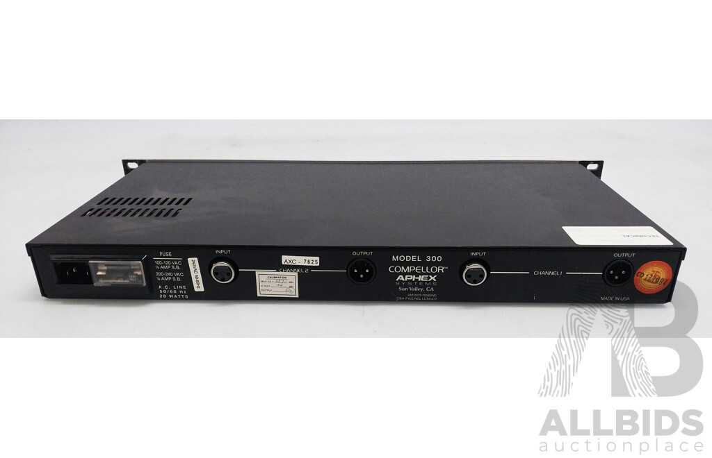 Aphex Compellor (300) Stero Audio Processor