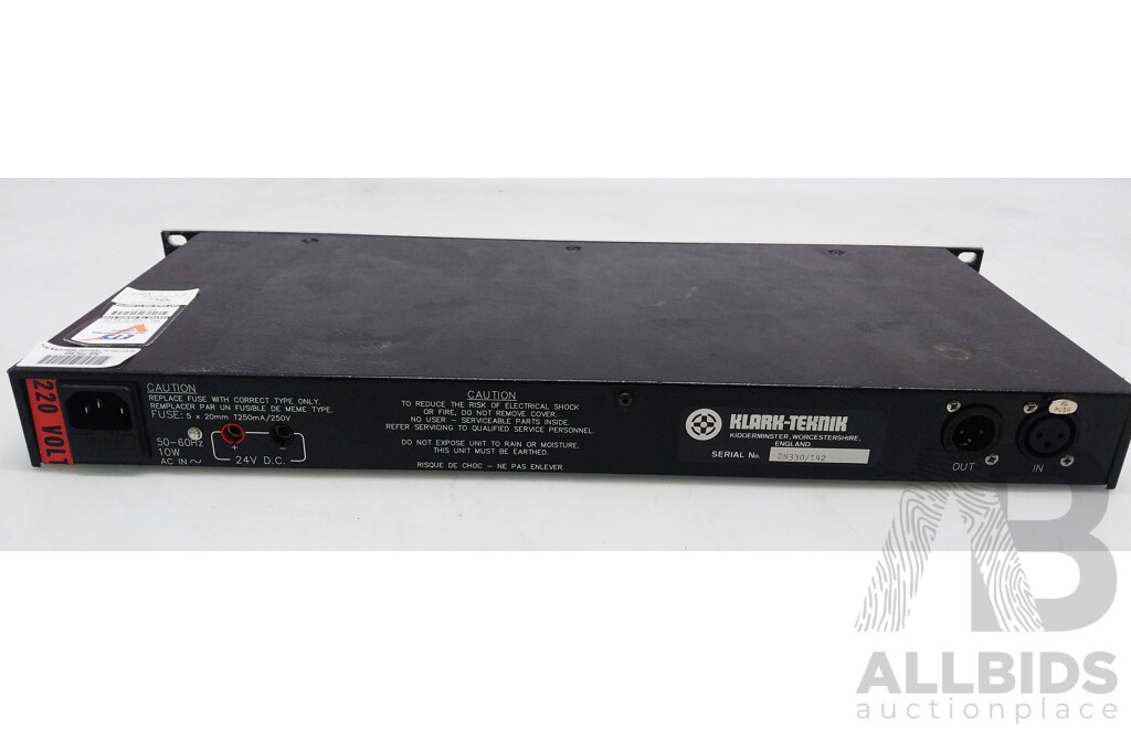 Klark Teknik (DN330) 30 Band Graphic Equalizer
