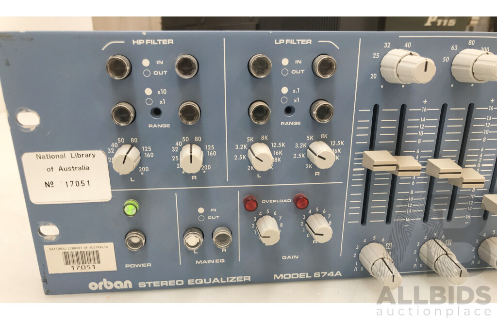 Orban (674A) 8-Band Stereo Equaliser