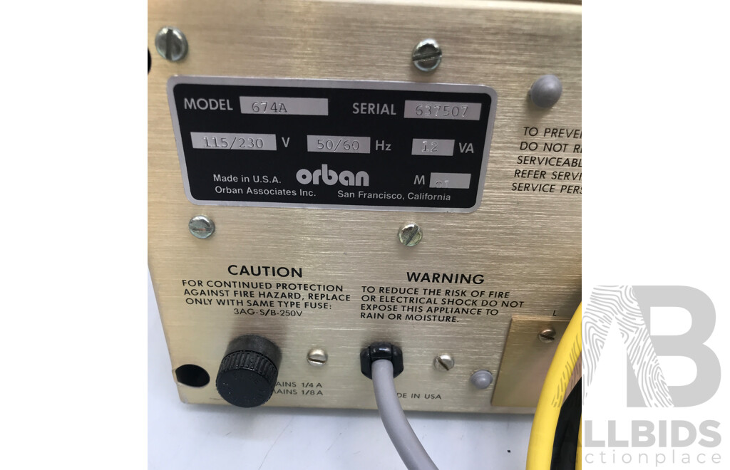 Orban (674A) 8-Band Stereo Equaliser