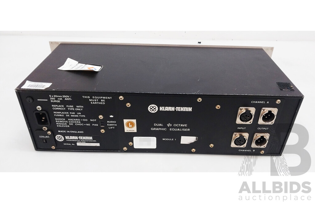 Klark Teknik (DN360) Analog Graphic Equalizer