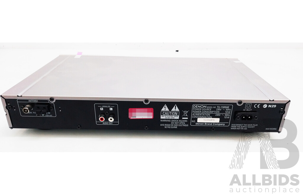 Denon (TU-1500AE) AM FM Radio Tuner