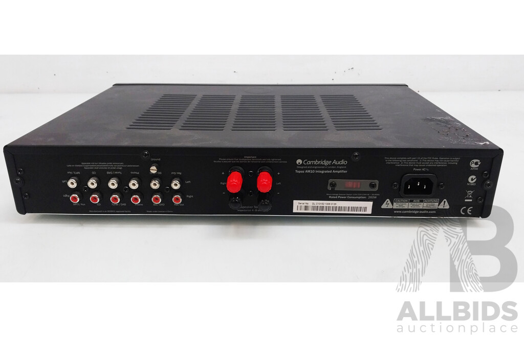 Cambridge (Topaz AM10) Stereo Intergrated Amplifier