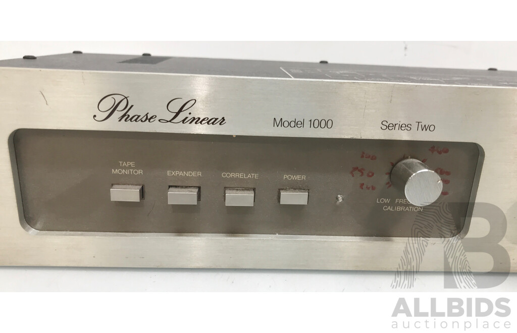 Phase Linear 1000 Series Two Autocorrelator