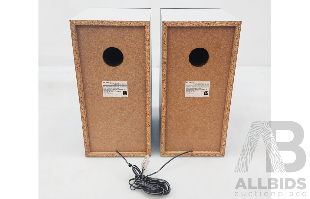 Sony (SS-CHX5) Speaker System Lot of Two