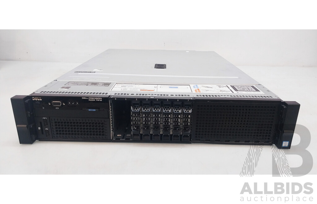 Dell Precision Rack 7910 Intel Xeon E5 (2623) V3 3.00GHz-3.50GHz 4-Core CPU 2RU Server W/ 16GB DDR4