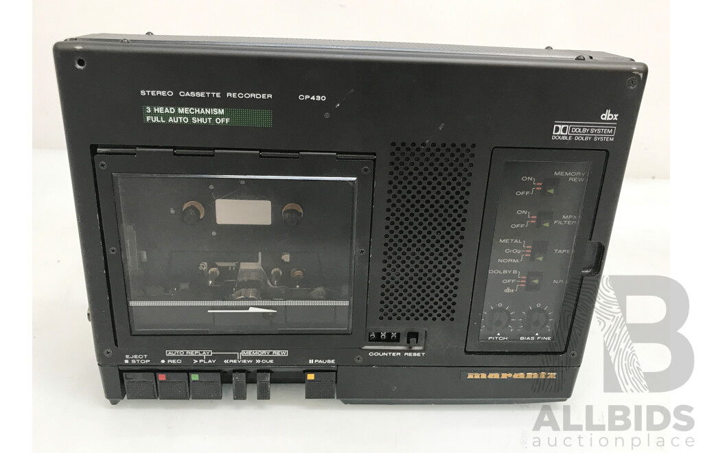 Vintage Marantz (CP430) Stereo-Cassette Recorder