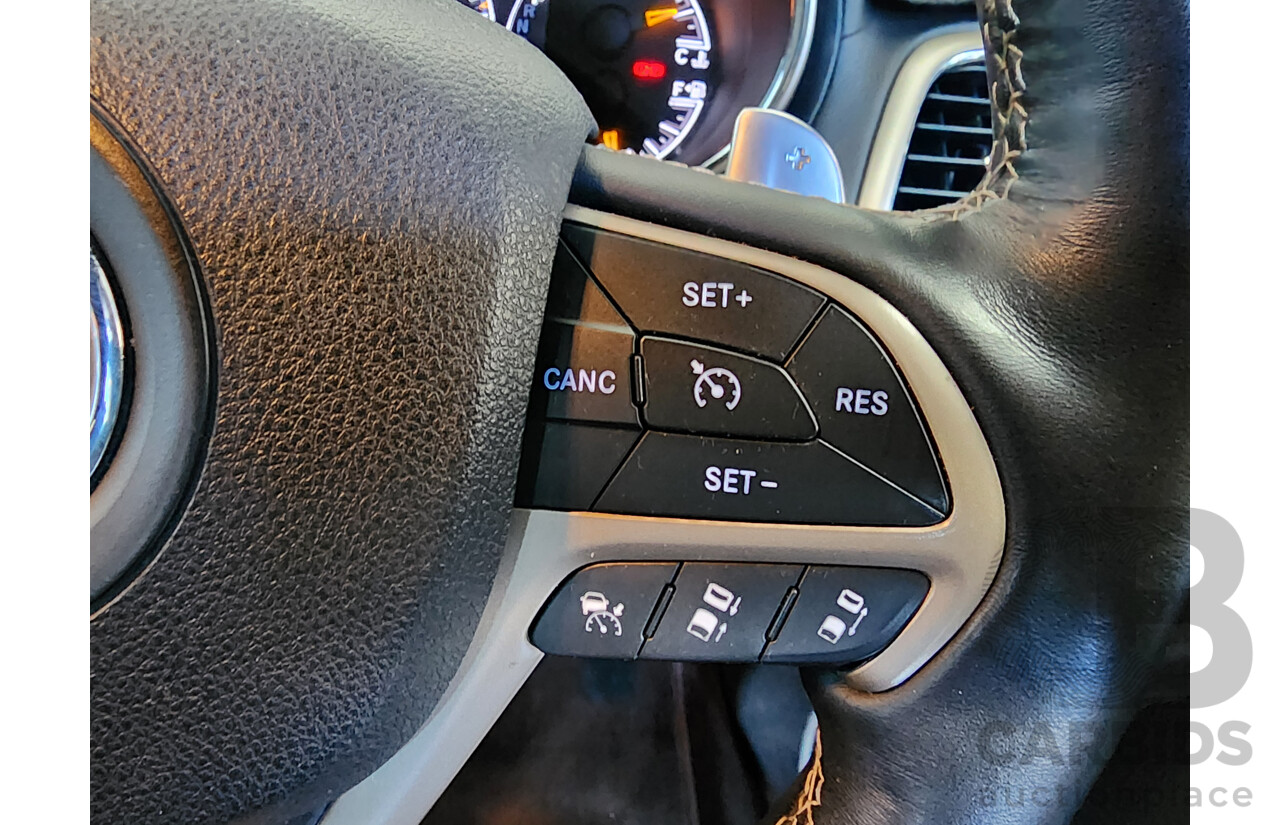 07/2014 Jeep Grand Cherokee Overland (4x4) WK MY14 4d Wagon Black 3.6L
