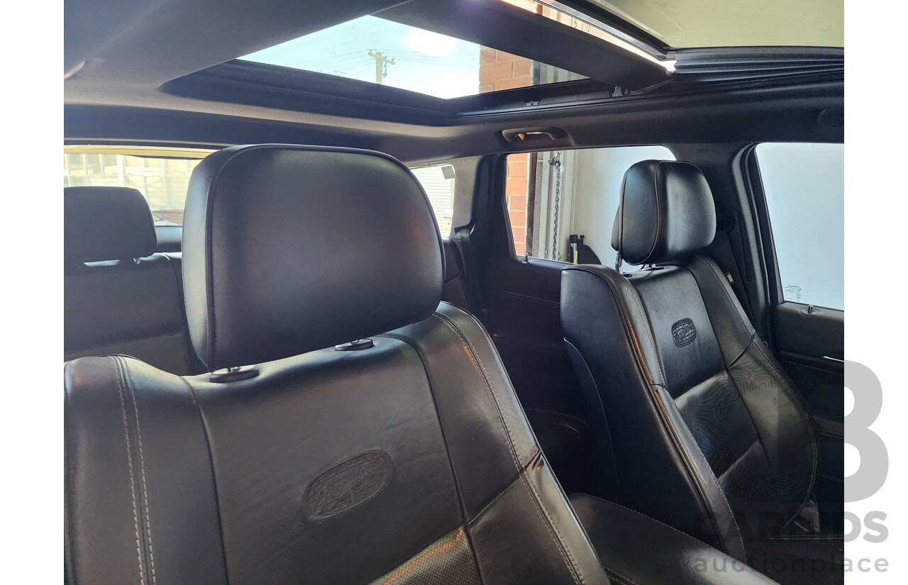07/2014 Jeep Grand Cherokee Overland (4x4) WK MY14 4d Wagon Black 3.6L