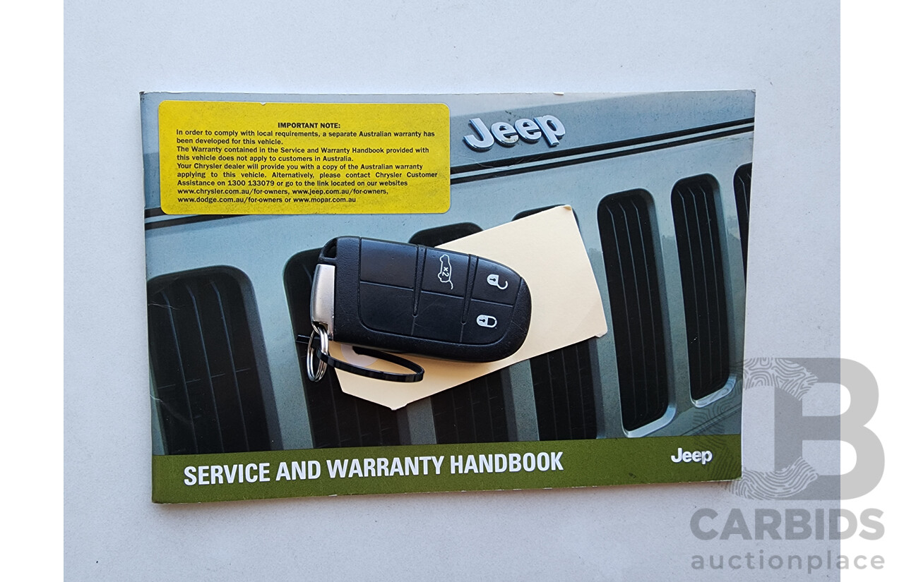 07/2014 Jeep Grand Cherokee Overland (4x4) WK MY14 4d Wagon Black 3.6L