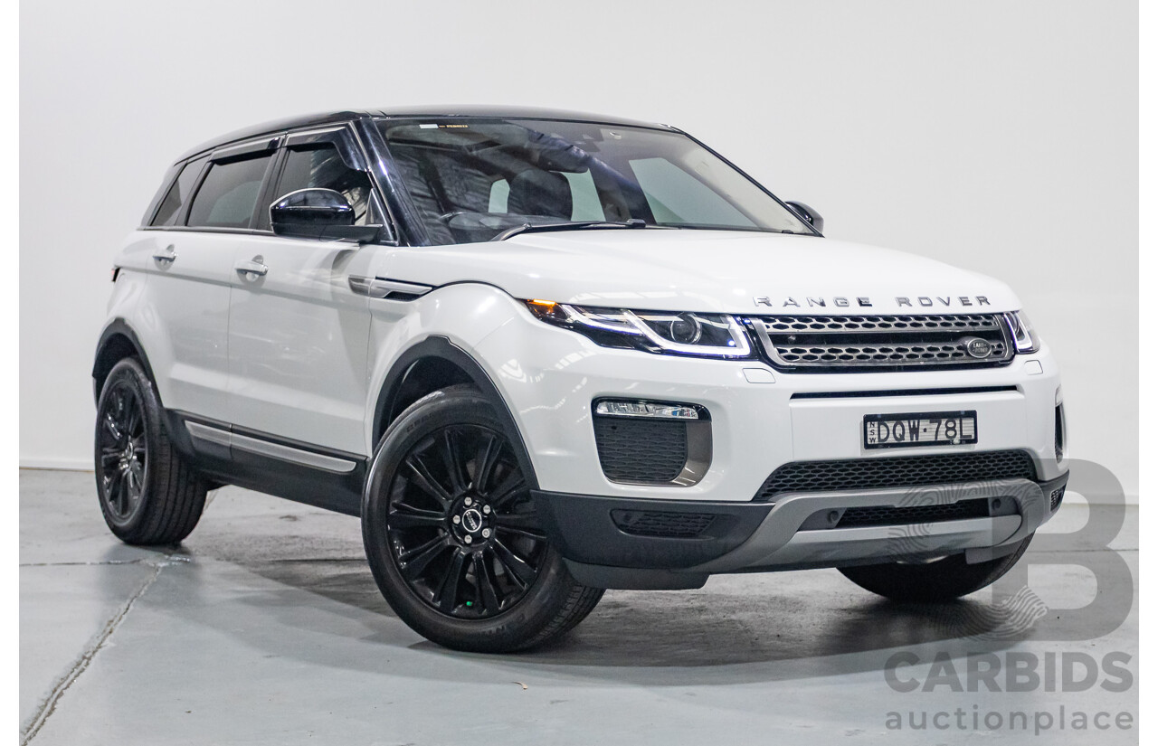 8/2017 Range Rover Evoque TD4 180 HSE (AWD) LV MY17 5d Wagon Fuji White Turbo Diesel 2.0L