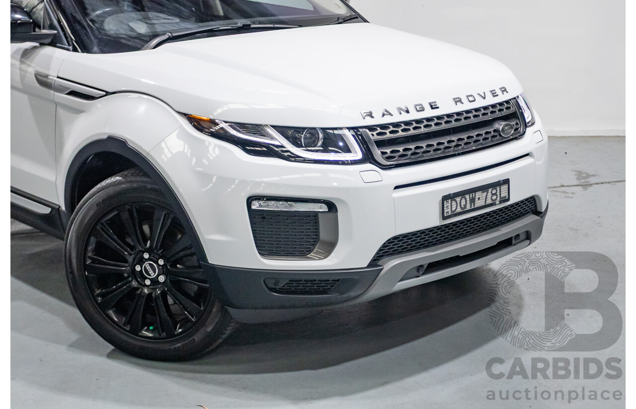 8/2017 Range Rover Evoque TD4 180 HSE (AWD) LV MY17 5d Wagon Fuji White Turbo Diesel 2.0L