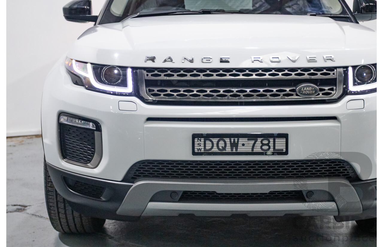 8/2017 Range Rover Evoque TD4 180 HSE (AWD) LV MY17 5d Wagon Fuji White Turbo Diesel 2.0L