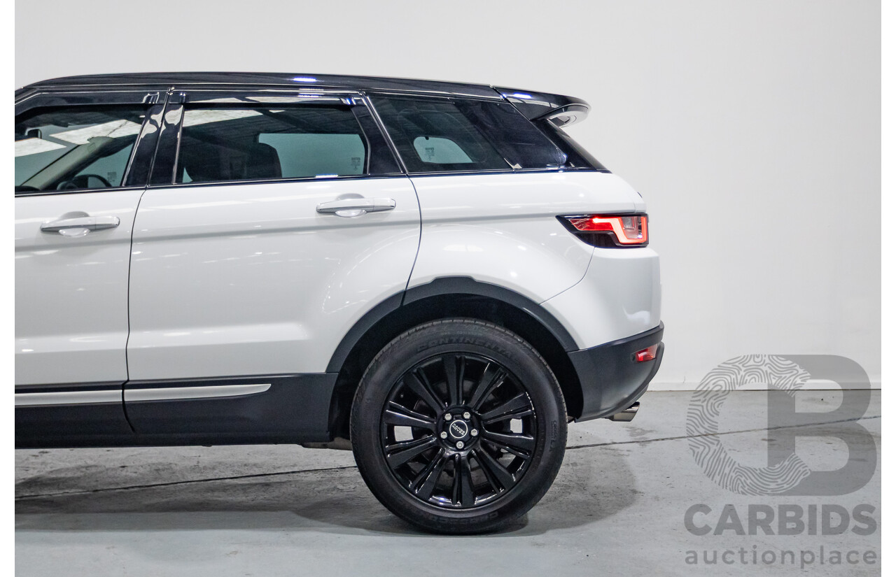 8/2017 Range Rover Evoque TD4 180 HSE (AWD) LV MY17 5d Wagon Fuji White Turbo Diesel 2.0L