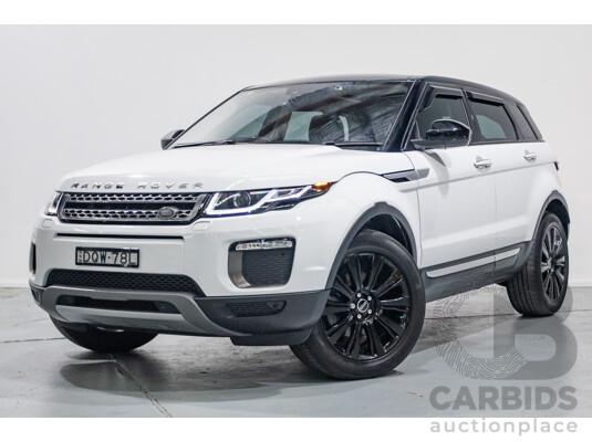 8/2017 Range Rover Evoque TD4 180 HSE (AWD) LV MY17 5d Wagon Fuji White Turbo Diesel 2.0L