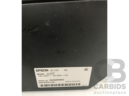 Epson (TM-T20X) Thermal Receipt Printer with Thermal Paper Rolls