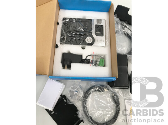 Realand Fingerprint Time Attendance Machine and Mitsukota Digital Money Counter Scales