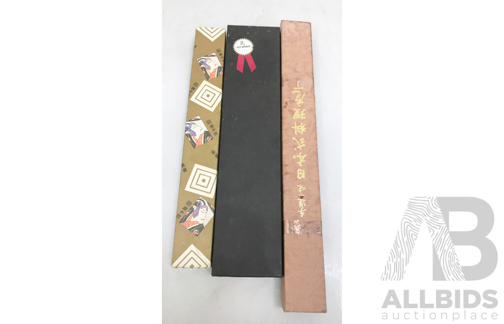 Assorted Japanese Chef Knives - Lot of 3