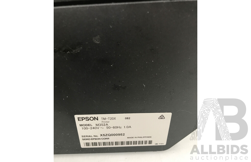 Epson (TM-T20X) Thermal Receipt Printer with Thermal Paper Rolls