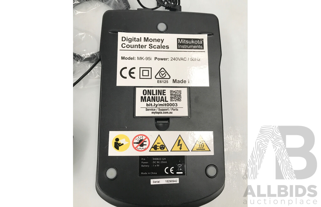 Realand Fingerprint Time Attendance Machine and Mitsukota Digital Money Counter Scales