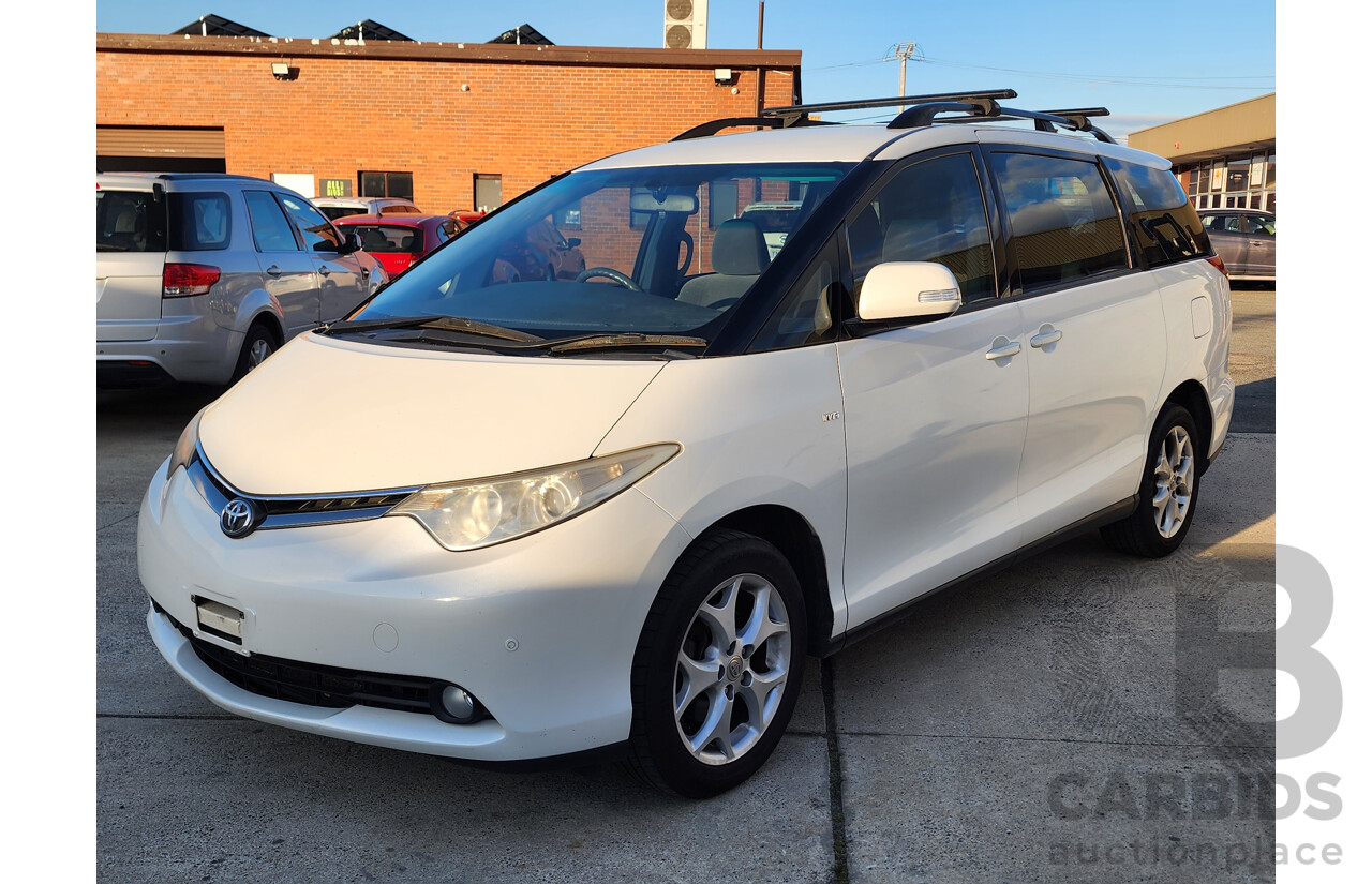 09/2006 Toyota Tarago GLi ACR50R 4d Wagon White 2.4L
