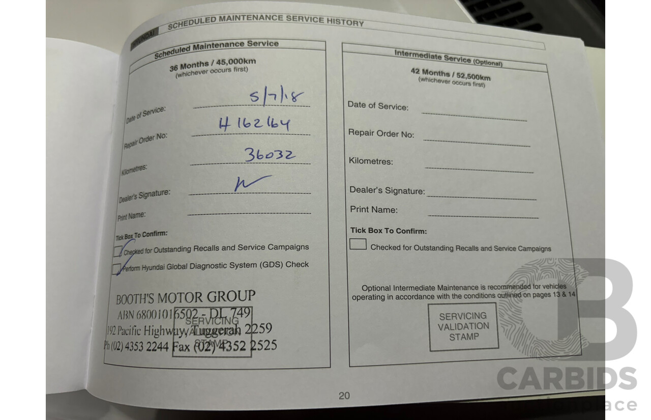 10/2014 Hyundai I30 Trophy GD MY14 5d Hatchback White 1.8L