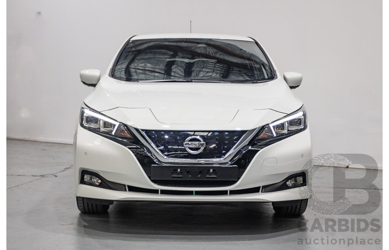 4/2020 Nissan Leaf ZE1 4d Hatchback Super White Dedicated Electric EV 110kw