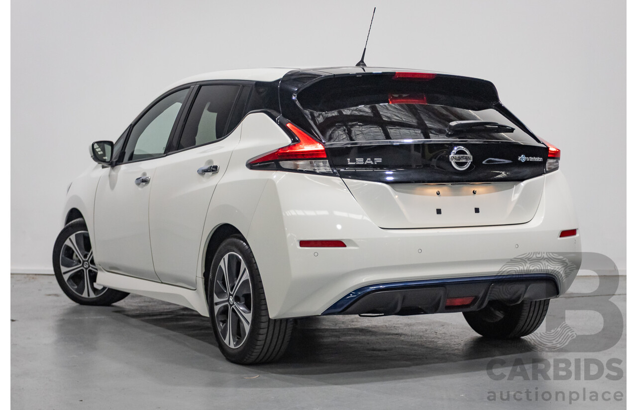 4/2020 Nissan Leaf ZE1 4d Hatchback Super White Dedicated Electric EV 110kw