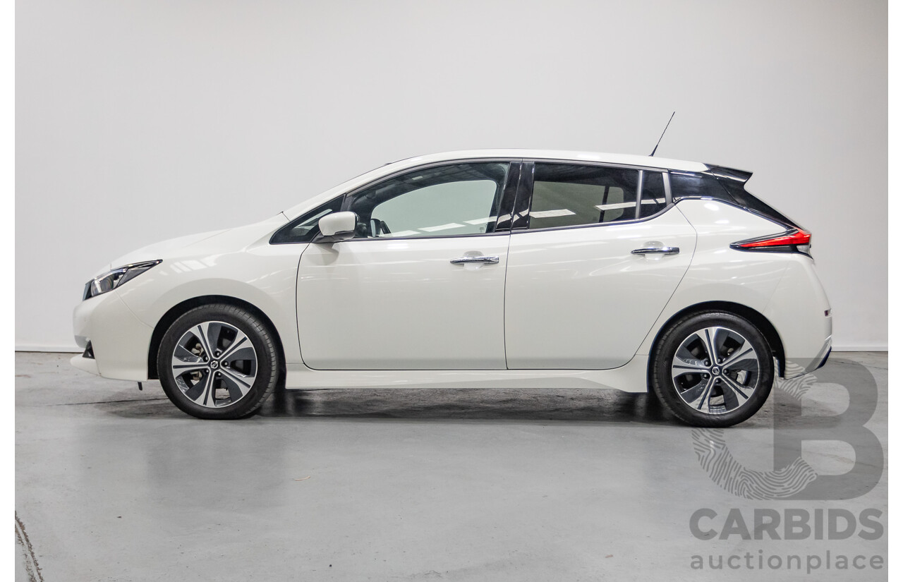 4/2020 Nissan Leaf ZE1 4d Hatchback Super White Dedicated Electric EV 110kw