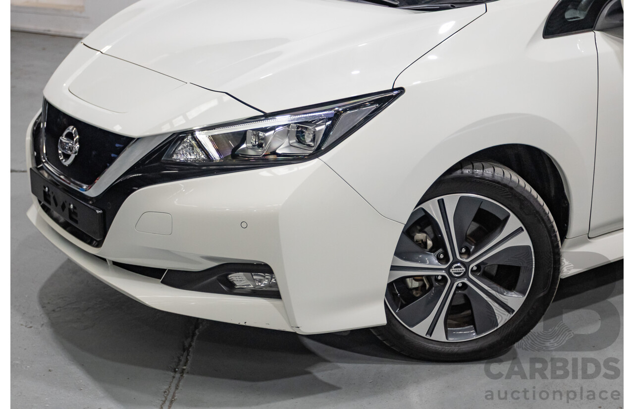 4/2020 Nissan Leaf ZE1 4d Hatchback Super White Dedicated Electric EV 110kw