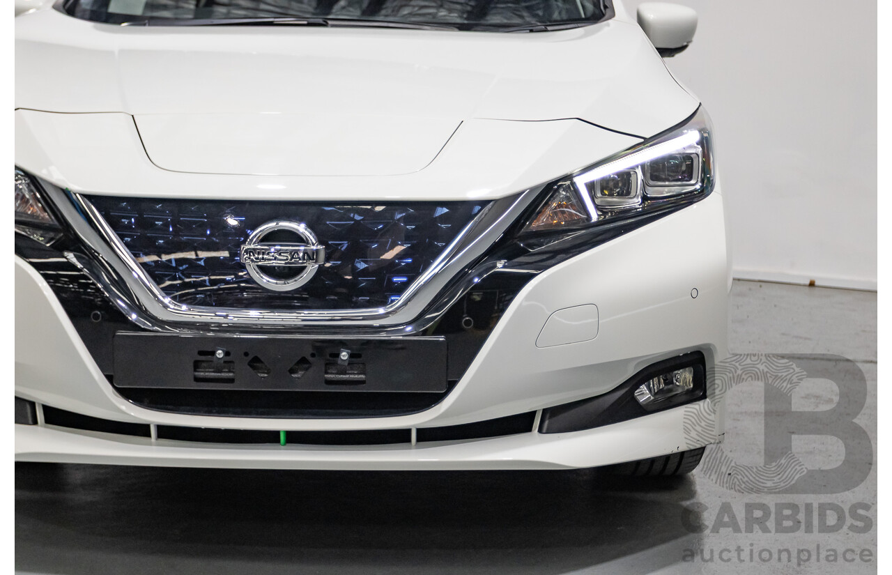 4/2020 Nissan Leaf ZE1 4d Hatchback Super White Dedicated Electric EV 110kw