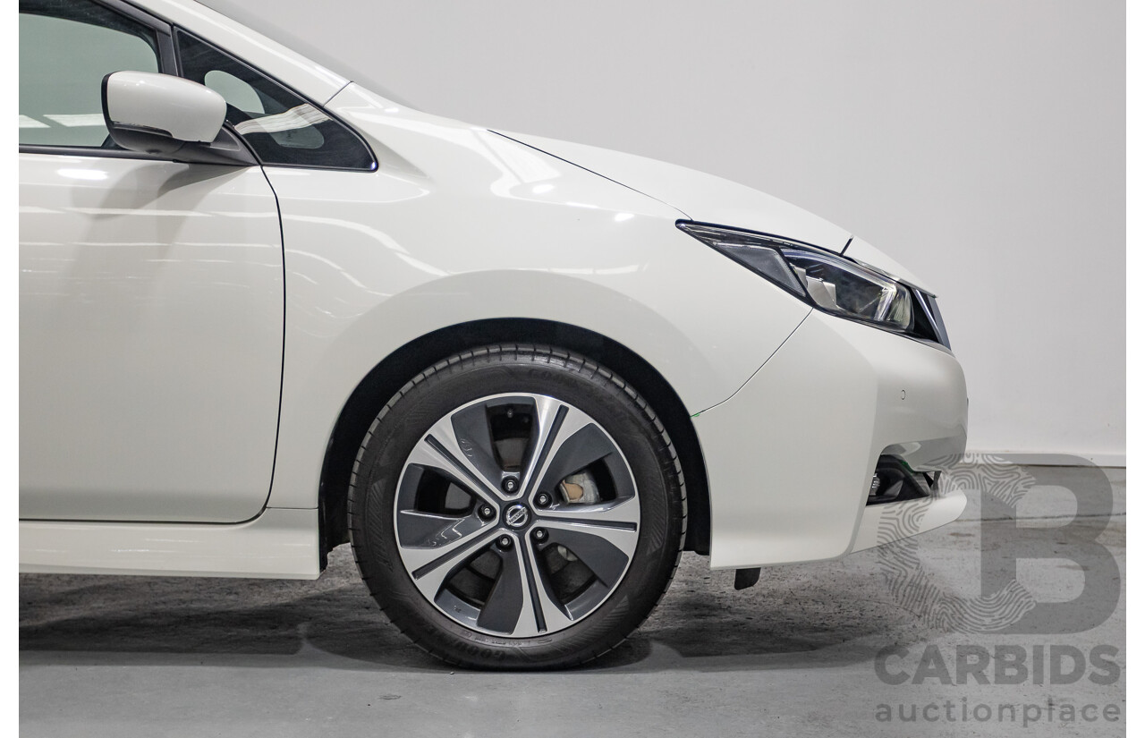4/2020 Nissan Leaf ZE1 4d Hatchback Super White Dedicated Electric EV 110kw